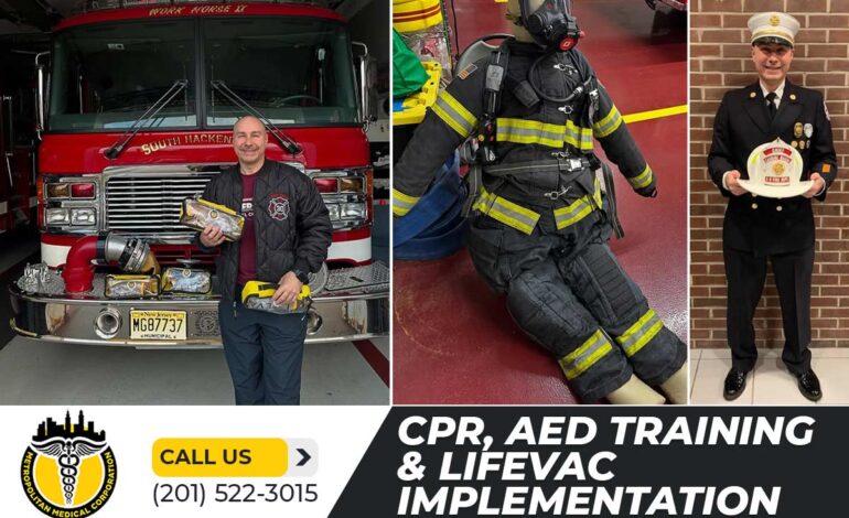 Firefighter CPR, AED Training & LifeVac Implementation in New Jersey