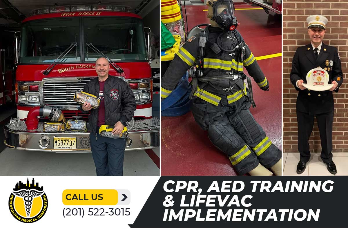 Firefighter CPR, AED Training & LifeVac Implementation in New Jersey