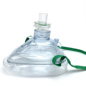 Adult/Child CPR Mask w/One-Way Valve in Clear Plastic Bag