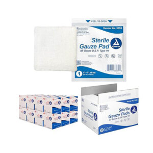 DYNAREX 3"X3" GAUZE PADS (100/BOX)