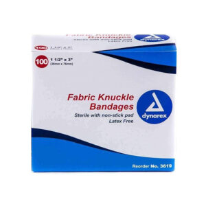 DYNAREX KNUCKLE FABRIC BANDAGES (100/BOX)