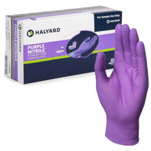 HALYARD PURPLE NITRILE EXAM GLOVES