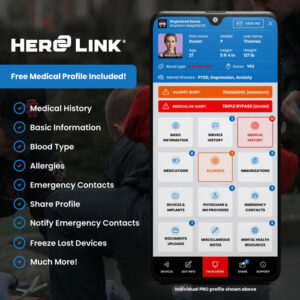 Hero Link® Medical ID Wristband