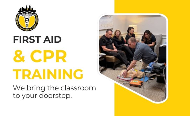 First Aid Training in New Jersey - Same Day CPR Certification