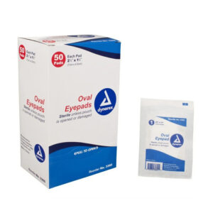 Dyna Safety Oval Eye Pads (2 5/8" x 1 5/8")  50 / Box