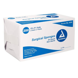 Dynarex 3"x3" Surgical Sponges